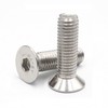 binifiMux 6pcs M12 x 25mm Countersunk Head Flat Hex Socekt