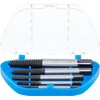 BGS 1895 Screw Extractor Set, Silver/Black, Size 1-5 Set of
