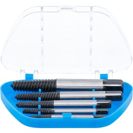 BGS 1895 Screw Extractor Set, Silver/Black, Size 1-5 Set of 5 Pieces