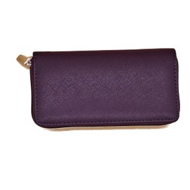 Noey & Lou Bench Women's XXL Purse Large Wallet Zip Clutch Coin Purse, purple, Modern