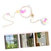 GANAZONO Garden Hanging Crystal Suncatcher Pendant Elegant Prism Decor for