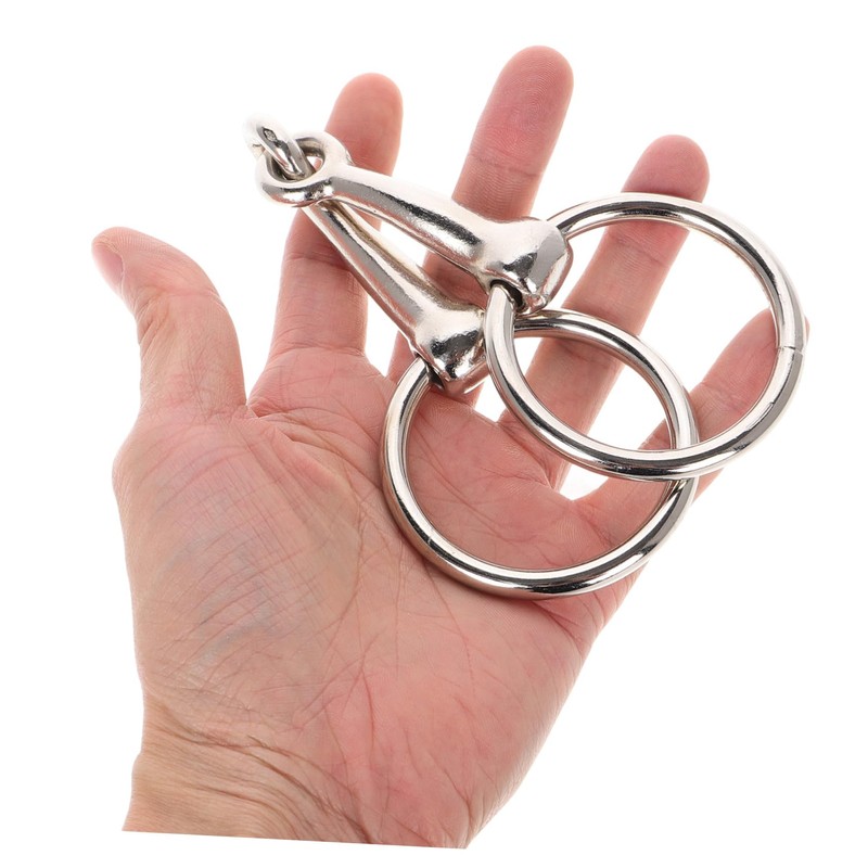 BIUDECO Durable Stainless Steel Horse Bit Tie Ring Heavy Duty