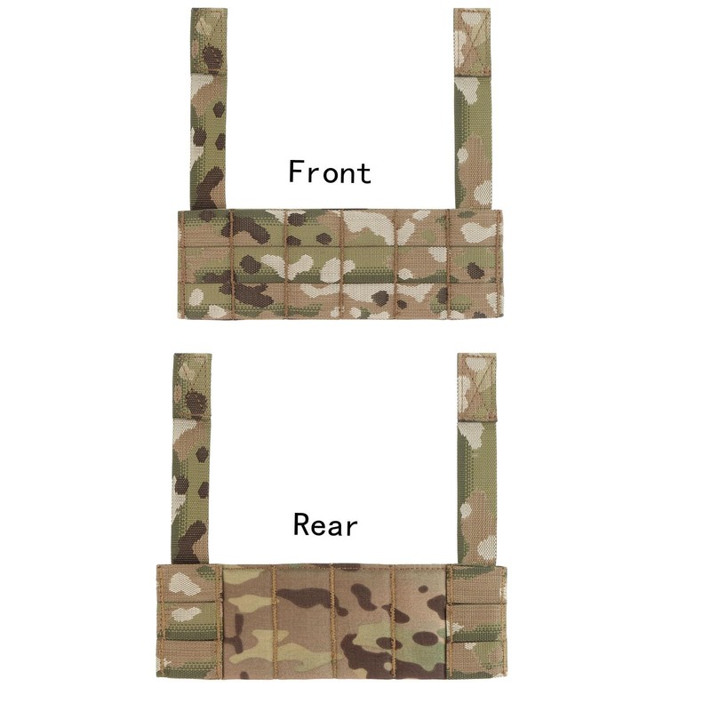 Tactical Phone EUD Bridge MOLLE Panel Front Expansion Carrier Phone