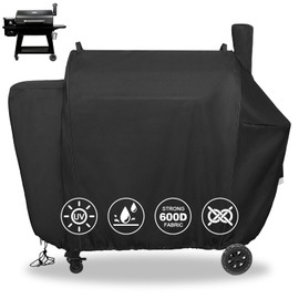 QuliMetal Grill Cover for Pit Boss Competition Series 1600, Pro Series 1600 Elite Wood Pellet Grill, PB1600CS, PB1600PS2, PB1600PSE, 600D Heavy Duty Waterproof Fade Resistant Pit Boss 1600 Grill Cover