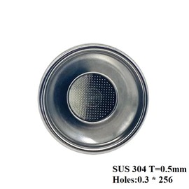 54 mm Coffee Filter Basket Strainer, 1 Cup Pressureless Filter Basket for Sage/Breville Portafilter 54 mm