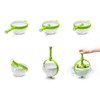 Salad Rotator Plastic Colander with Collapsible Handle Rotatable Kitchen Strainers