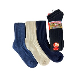 Men's 6 Pairs Knee High Wool Blend Socks, Thermal Winter, Heavy Duty Thick Knit, Classic farming British wool Mens 6-11 size Premium Hiking Long Length