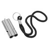 Pure Titanium Whistle with Lanyard Outdoor Survival Whistle High Decibel