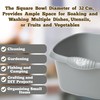 TENLITE High Grade Plastic 32cm Square Washing up Bowl Mixing