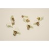 和気産業(Waki Sangyo) PC差込ダボ 棚 四隅 家具 約100個 5mm DB-011