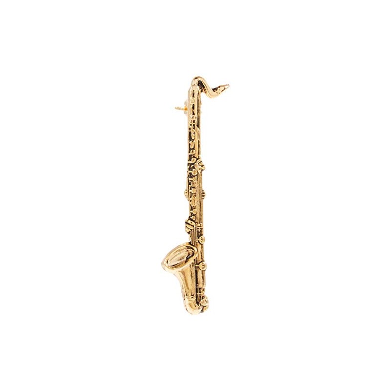 Nakano Standard Brooch Bass Clarinet, Gold MM-80P/BCL/G
