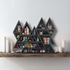 Triangle Mountain Crystal Shelf Display for Wall, Rock Gem Healing