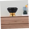 Kisangel 1pc Black Sound Bowl for Meditation and Durable Singing