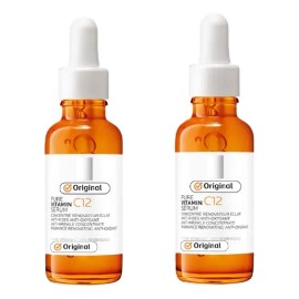 2 Bottles Vitamin C Serum For Brightening & Glowing Skin
