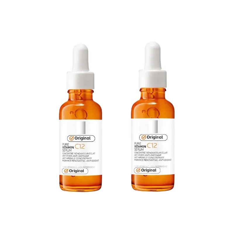 2 Bottles Vitamin C Serum For Brightening & Glowing Skin