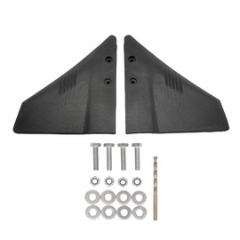 Boat Marine Hydrofoil Board Stabilizer for 5-150 HP Small Outboard Motor Stand and Out Drive PA66 Plastic Black