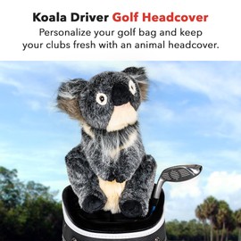 Daphne's Headcovers Koala Driver Headcover | Premium Driver Headcovers | Funny Golf Club Covers | Stylish Protection for Your Clubs | Men's Golf Gear | Driver Headcover for Men and Women