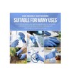 Medline FitGuard Prime Nitrile Exam Gloves, Disposable Gloves, Dark Blue,