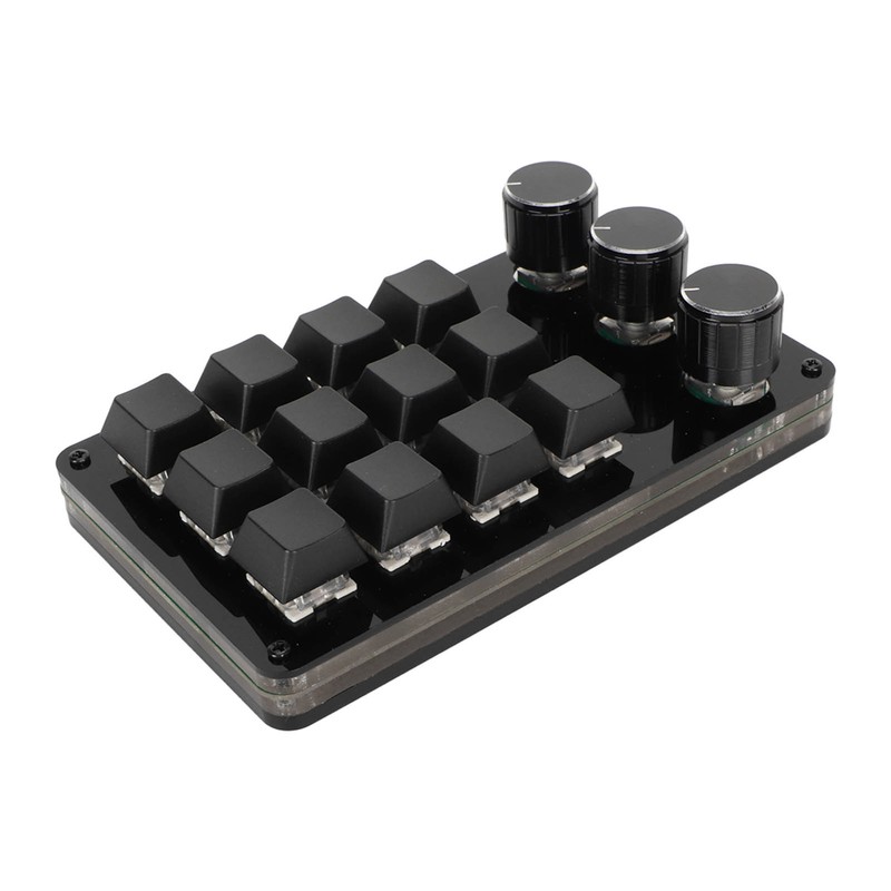 Mini 12 Key Keypad with 3 Knob Custom Programme Hot