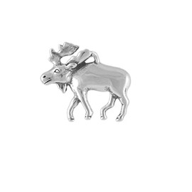 CharmCountry Sterling Silver Moose Charm Item #40439