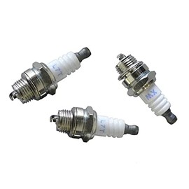 HURI Spark Plug for Red Fox BC52 Brushcutter Brush Cutter Grass Trimmer 3 HP 52 cc Pack of 3