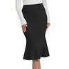 SLOWCOLIN Women's Pencil Skirt Stretchy High Waist Office Work Bodycon