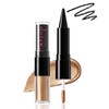 Glitzer Lidschatten & Matte Eyeliner, 2in1 Liquid Metallic Eyeshadow &