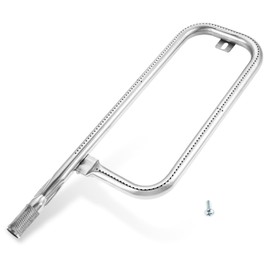 Mgoodoo 60040 Grill Burner Tube Compatible with Weber Q1200 Q1000, Q100, Q120, Baby Q, 386001,516002,50060001, 51060001 Gas Grill,304 Stainless Steel Burner Replacement for Weber Grill Parts 69957