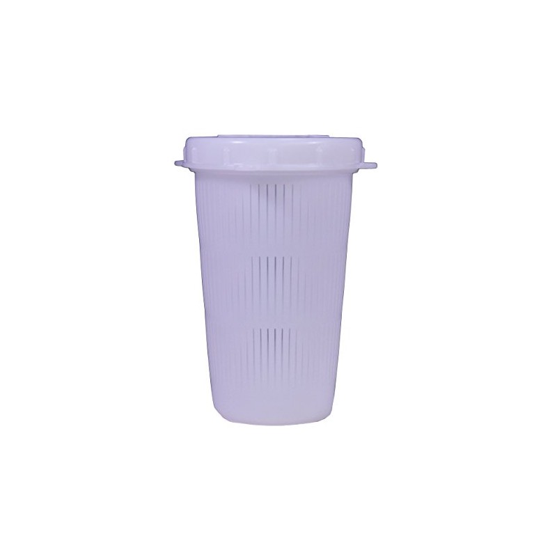 Scotty Vented Crab Diner Bait Jar, 1 Liter, White