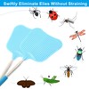 Jiozermi 3 Pcs Telescopic Fly Swatter, Plastic Fly Swatter Long