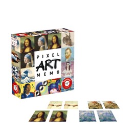 Piatnik 6690 Piatnik-6690 Pixel Art Special Memo Bring the Original in Connection with Its Pixelated Image