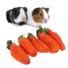 Rabbit Loofah Carrot Toys Natural Funny Teeth Grinding Bite Resistance