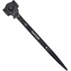 DAKCOS 3/8" x 1/2" Ratchet Spud Wrench with Hammer Head,