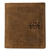 Elbleder Polo Carré Small Leather RFID Protection Wallet with Coin