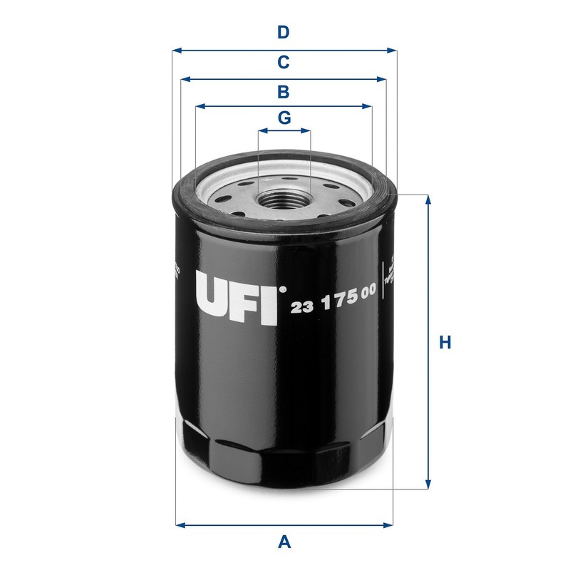 UFI Filters 23.175.00 Oil Filter for Cars