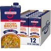 Swanson Spicy Chicken Broth, 32 oz Carton (12 Pack)