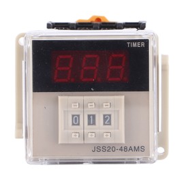 JSS20‑48AMS Power On Delay Timer Relay Digital Display 1‑999S AC