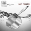 LOLYKITCH Whole Body Tri-Ply Stainless Steel Saucepan Set of 2,1.5QT