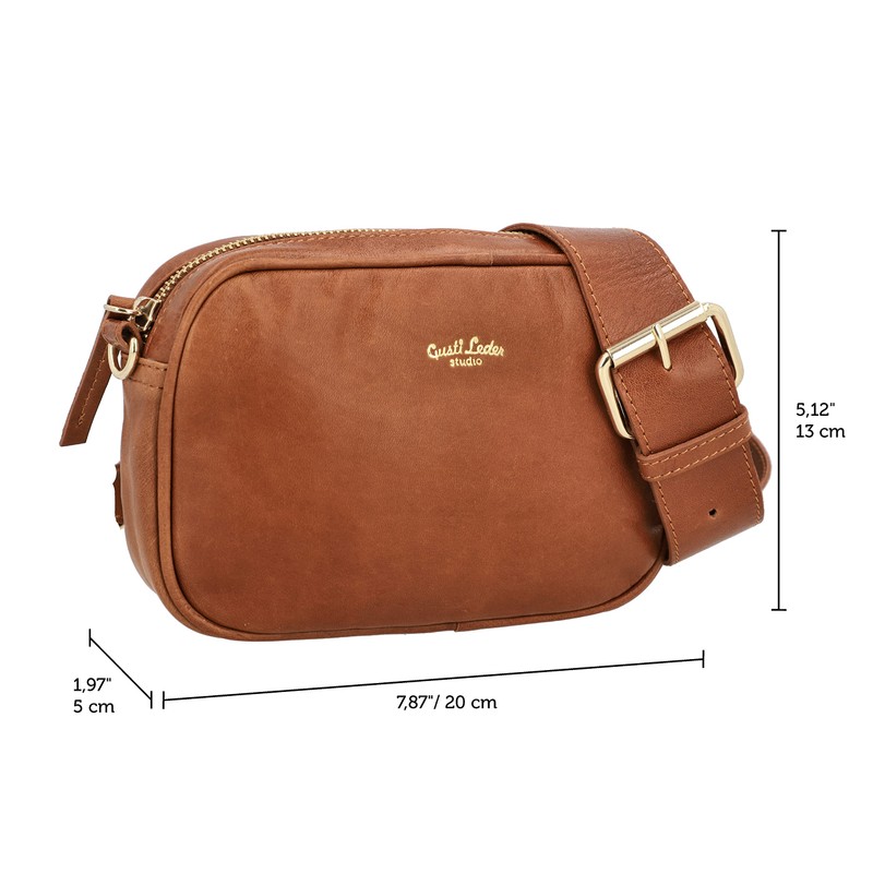 Gusti Sofia Leather Shoulder Bag, Shoulder Bag, Belt Bag, Party