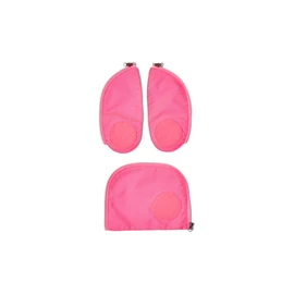 ergobag Fluo Zip Set Visibility Set Pack Cubo and Cubo Light Purchased After July 2019 Set 3-Piece, pink, pack school backpack