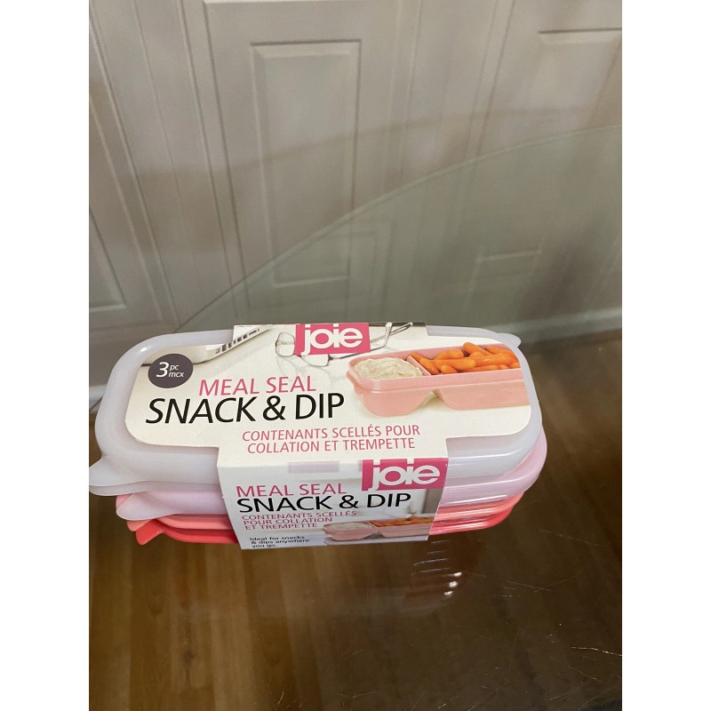 Joie Meal Meal Seal Snack & Dip Container, Set of