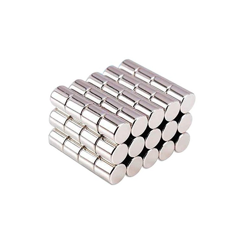 GXHUANG 30pc 7x7mm Cylindrical Round Decorative Refrigerator Magnets Office Magnet