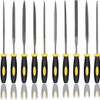 Kit de Limas Escofina Acero 10 Piezas Herramienta Metal Multifuncion