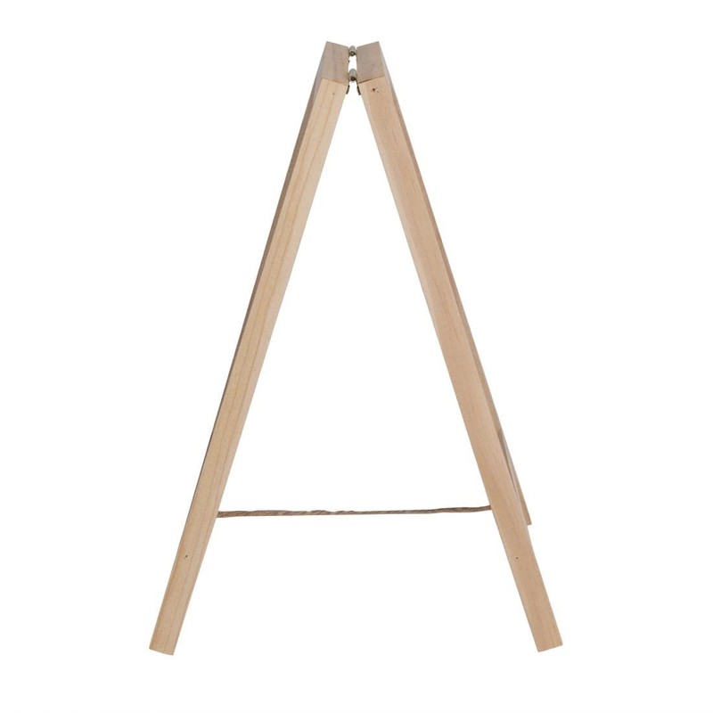 Olympia Mini Folding Menu Board 250x150mm - Easy Wipe, Durable,