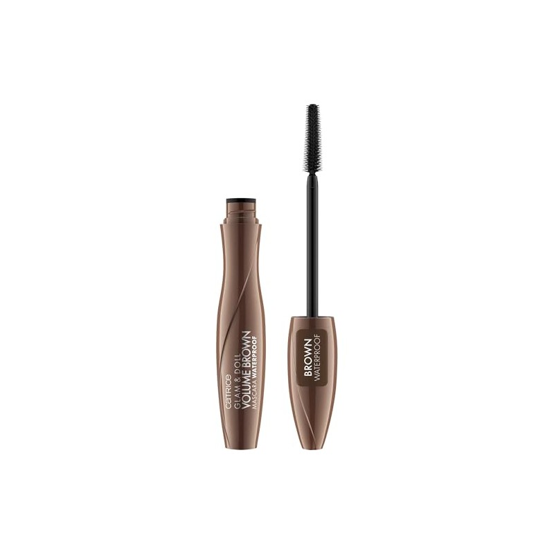 Catrice Glam & Doll Volume Brown Mascara Waterproof, volumizing, defining,