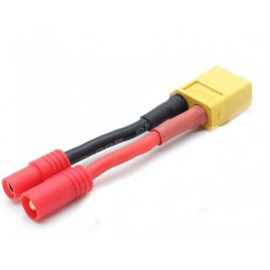Hobbyking XT60 to HXT 3.5mm Connector Battery Adapter Compatible w/Walkera QR X350 1pc