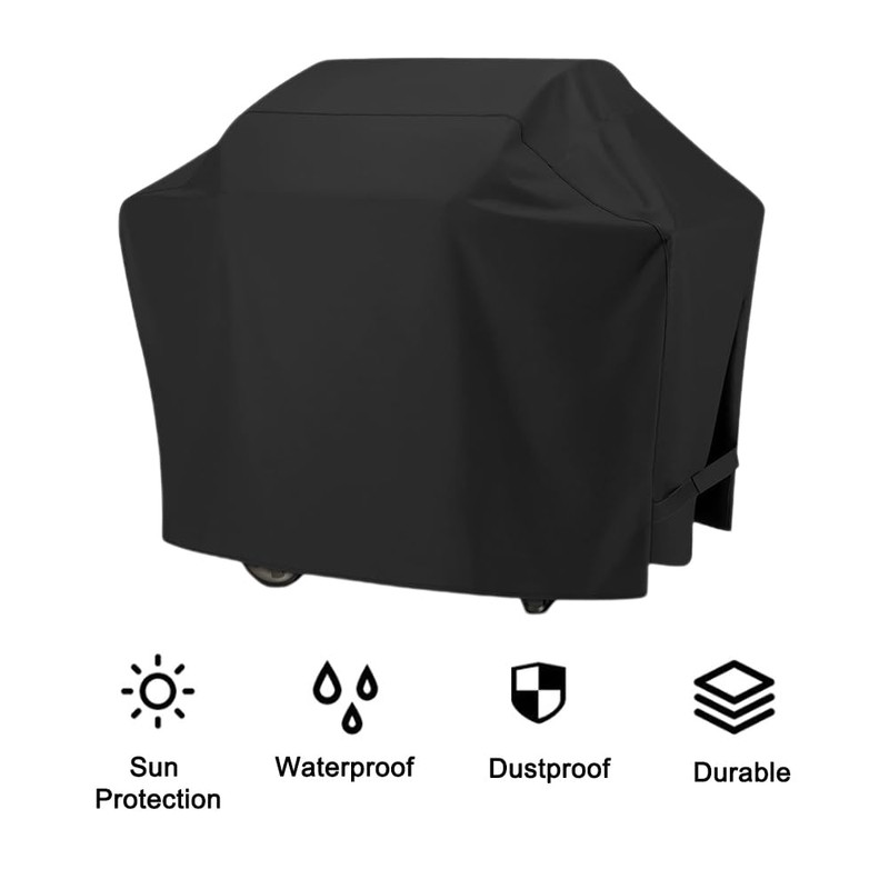 Griddle Cover, 140x59x107cm 600D Oxford Cloth Heavy Duty Waterproof BBQ