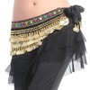 MUNAFIE - Pañuelo para danza del vientre, falda con cinturón