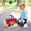 Kidaddle Baby's First Sports Bag - Large, Plush Sensory Balls