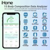 iHome Digital Bluetooth Smart Scale for Body Weight, Weight Scale,